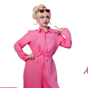 Pink Jumpsuit Barbie Movie Halloween Costume